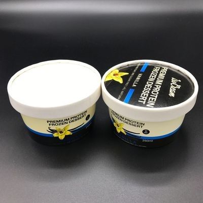 ISO 3oz 5oz 8oz Disposable Ice Cream Cups Flexo Offset Printing